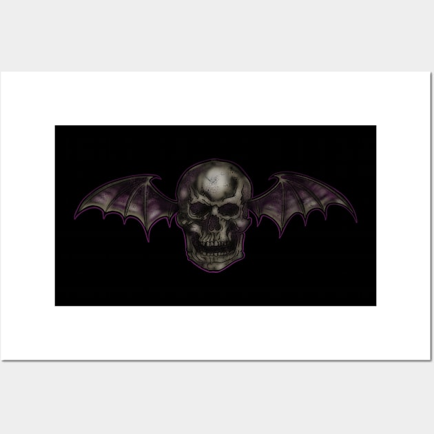 A7X Deathbat Wall Art by Tameink